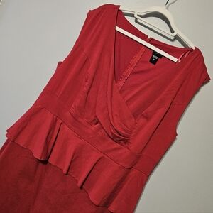 Torrid Scarlet Peplum Dress